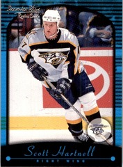 2000-01 Topps Premier Plus Scott Hartnell #121 Rookie Nashville Predators